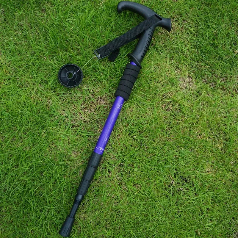 Trekking Poles Foldable Hiking Camping Sticks Collapsible Hiking Poles Trekking Walking Sticks Pole Climbing Canes Crutches