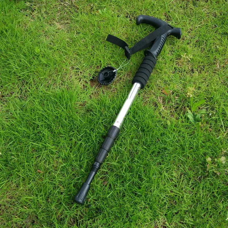 Trekking Poles Foldable Hiking Camping Sticks Collapsible Hiking Poles Trekking Walking Sticks Pole Climbing Canes Crutches