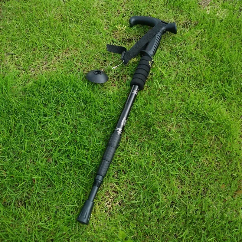 Trekking Poles Foldable Hiking Camping Sticks Collapsible Hiking Poles Trekking Walking Sticks Pole Climbing Canes Crutches