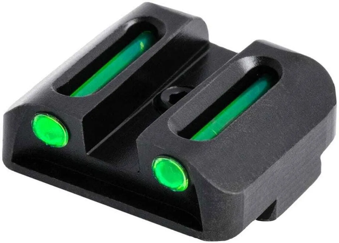 TRUGLO Fiber-Optic Handgun Night Sight | Compact Durable Snag-Resistant High-Visibility Red Front & Green Rear Sight for Handguns