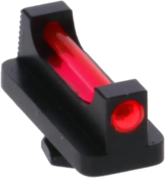 TRUGLO Fiber-Optic Pro Handgun Night Sight with Extra Fibers & Reflector Tape | Compact Durable Competition High-Visibility Sight for Handguns