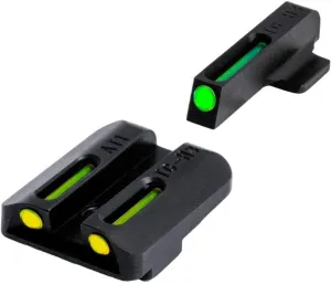 Truglo TFO Tritium & Fiber-Optic Handgun Sight Snag-Resistant Glowing Front & Rear Night Sights, Compatible with Springfield Armory XD Series