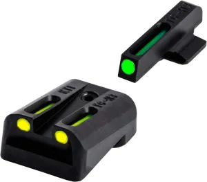 Truglo TFO Tritium & Fiber-Optic Sight Durable Snag-Resistant Glowing Night Sight, Compatible with Kimber 1911 Models with Fixed Rear Sight (Excluding Micro Series)