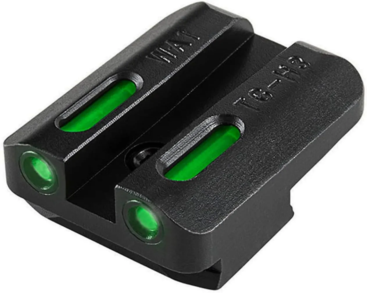 TRUGLO TFX Handgun Sight | Durable Shock-Resistant Compact Brightly Glowing Tritium & Fiber-Optic Xtreme Day/Night Sight for Handguns
