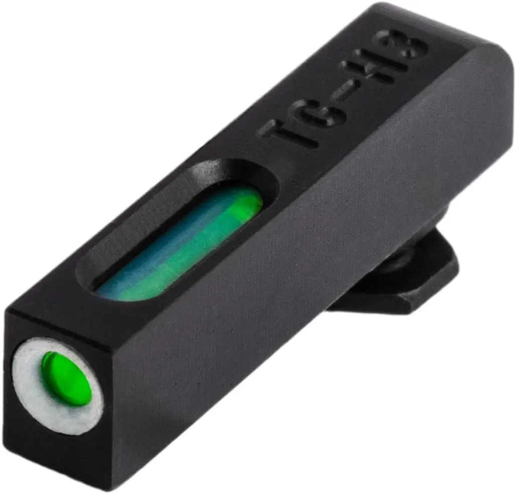 TRUGLO TFX Handgun Sight | Durable Shock-Resistant Compact Brightly Glowing Tritium & Fiber-Optic Xtreme Day/Night Sight for Handguns
