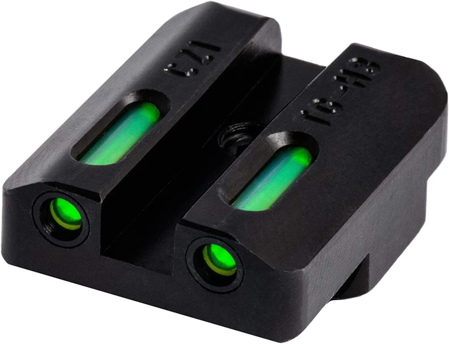 TRUGLO TFX Handgun Sight | Durable Shock-Resistant Compact Brightly Glowing Tritium & Fiber-Optic Xtreme Day/Night Sight for Handguns