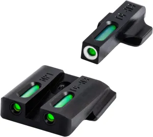 TRUGLO TFX Handgun Sight | Durable Shock-Resistant Compact Brightly Glowing Tritium & Fiber-Optic Xtreme Day/Night Sight for Handguns