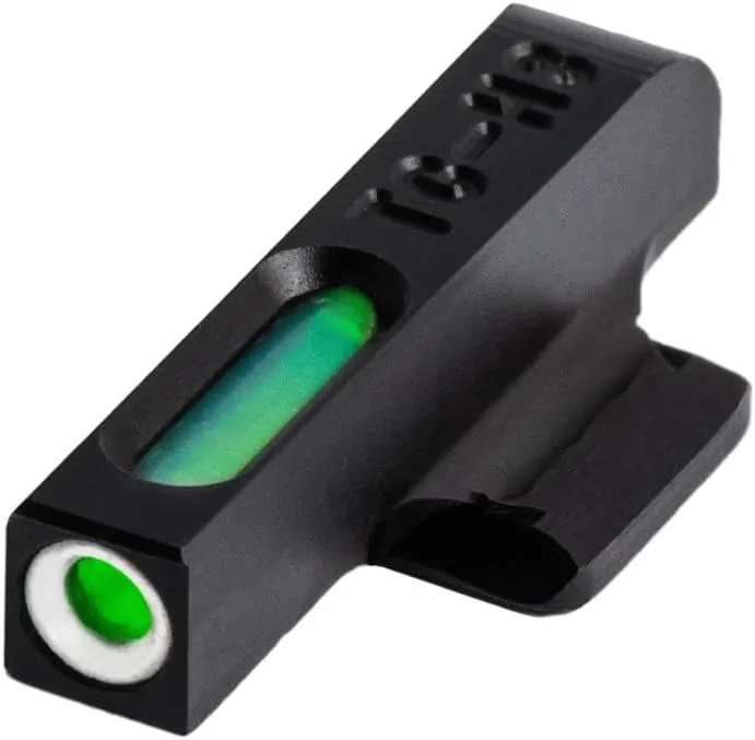 TRUGLO TFX Handgun Sight | Durable Shock-Resistant Compact Brightly Glowing Tritium & Fiber-Optic Xtreme Day/Night Sight for Handguns