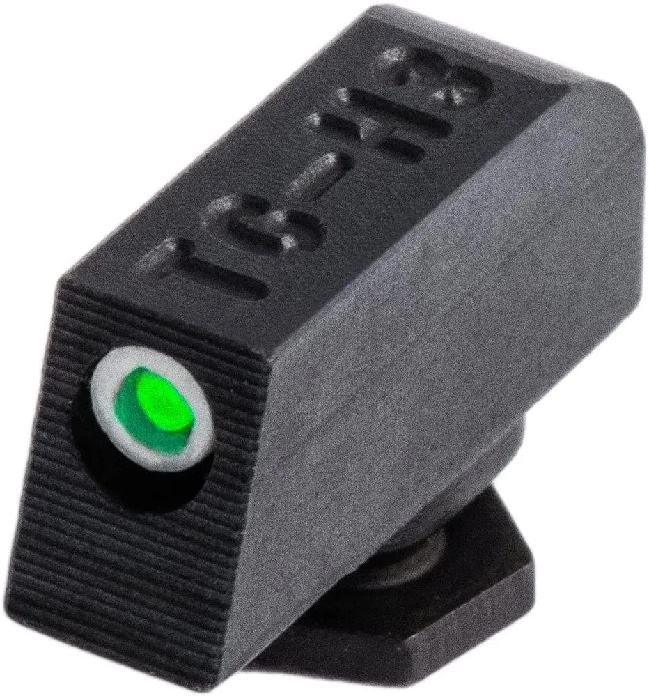 TRUGLO Tritium Handgun Sight | High-Visible Front & Rear Night Sights with Daylight White Dots & Low-Light Tritium Dots, Compatible with Glock Handguns