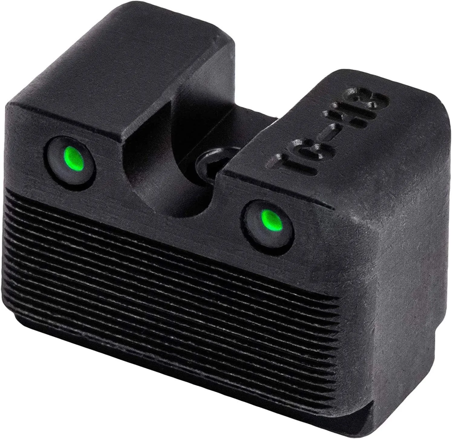 TRUGLO Tritium Pro Night Sights, Compatible with Glock Handgun Models | Compact Durable Glow-in-The-Dark Front & Rear Gun Sight Set with Focus Lock Front Ring