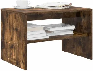 TV Cabinet Smoked Oak Engineered Wood Compact TV Cabinet9,05KG