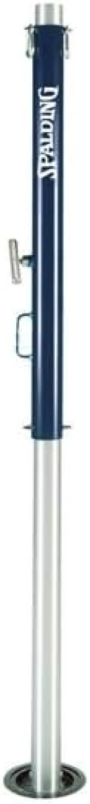 Two-Court TELESCOPING Multi-Sport Aluminum System, Black