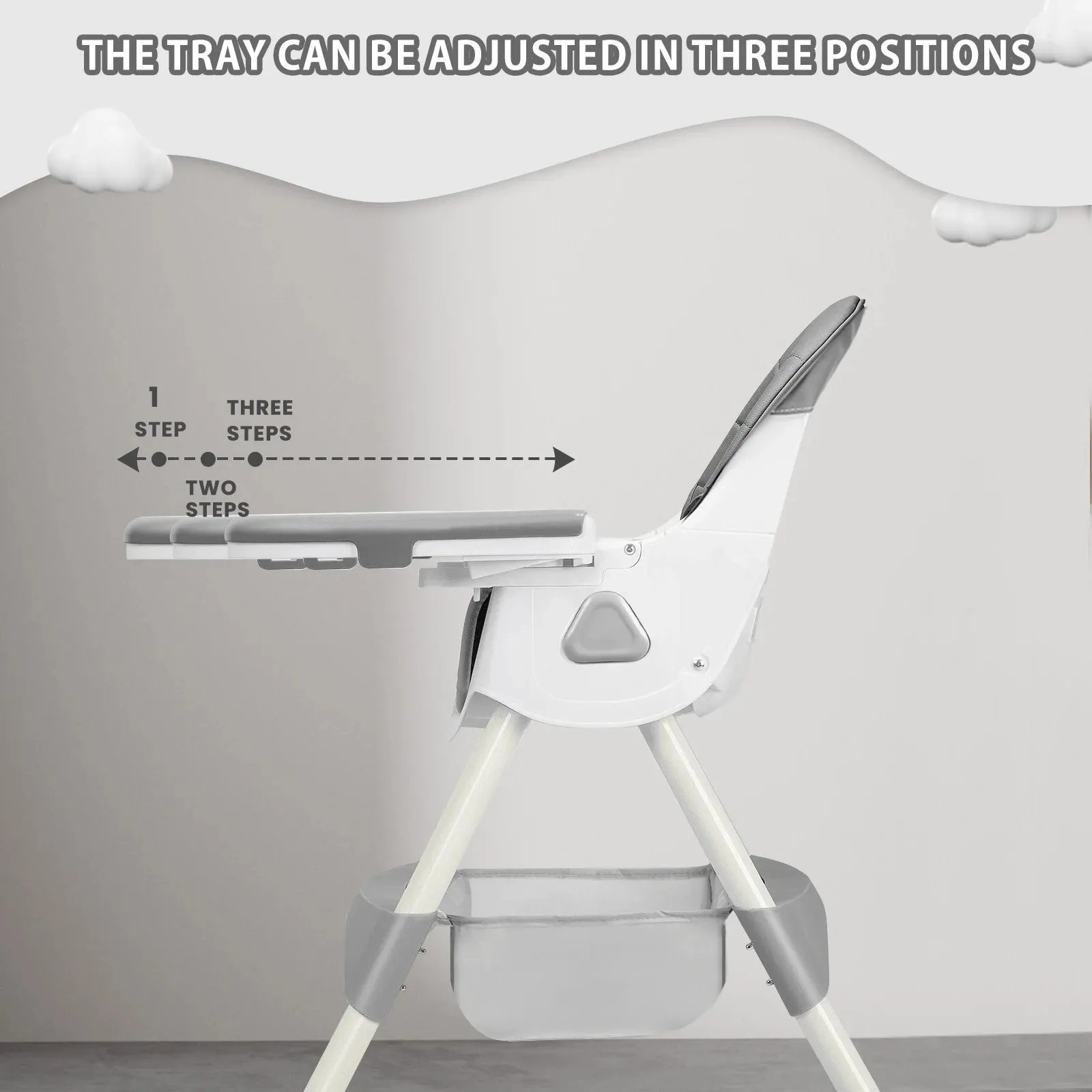 UBRAVOO Foldable Baby High Chair - Easy & Versatile