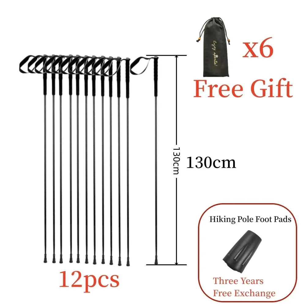 Ultra-Light 115g Carbon Folding Trekking Pole: Collapsible Hiking Stick for Mountain Climbing