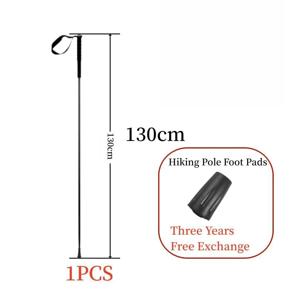 Ultra-Light 115g Carbon Folding Trekking Pole: Collapsible Hiking Stick for Mountain Climbing