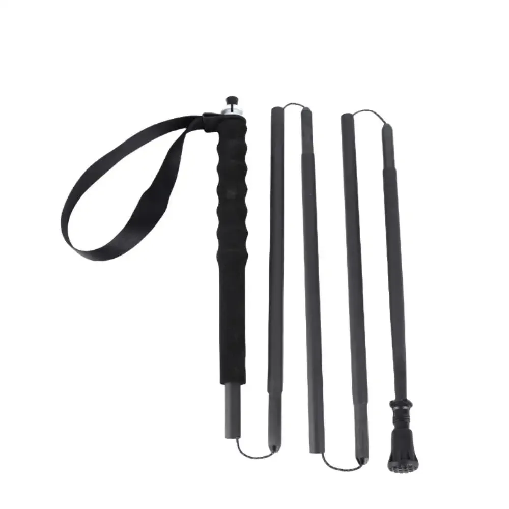 Ultra-Light 115g Carbon Folding Trekking Pole: Collapsible Hiking Stick for Mountain Climbing