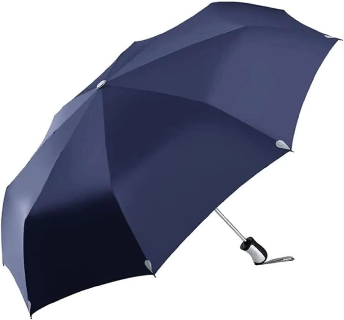 Umbrellas Reinforced Three Fold Umbrella Windproof Auto Open Close Folding Compact Umbrella for Rain Strong Travel