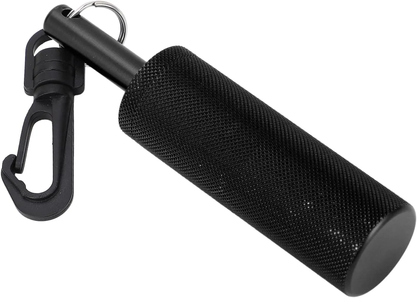 Underwater Shaker Aluminum Alloy Slip Texture Signal Bell Diving Stick with 360° Swivel Hook Scuba Diving