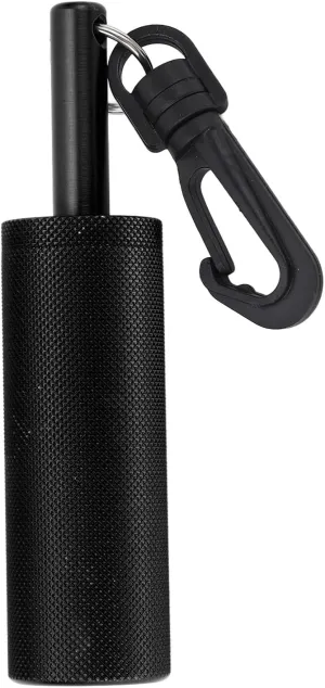 Underwater Shaker Aluminum Alloy Slip Texture Signal Bell Diving Stick with 360° Swivel Hook Scuba Diving