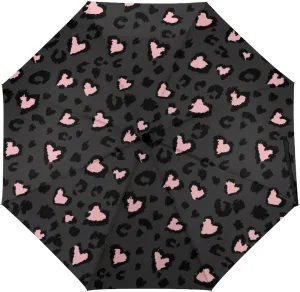 Unisex Womens Mens Compact Travel Auto Open Close Foldable Umbrella, Windproof, Sun and Rain Proof Water Resistant Canopy