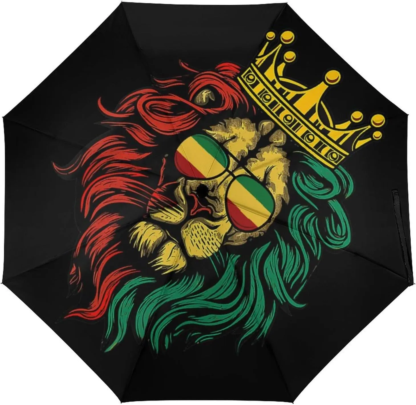 Unisex Womens Mens Compact Travel Auto Open Close Foldable Umbrella, Windproof, Sun and Rain Proof Water Resistant Canopy