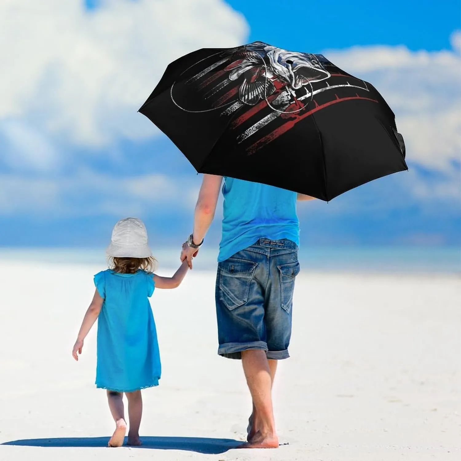 Unisex Womens Mens Compact Travel Auto Open Close Foldable Umbrella, Windproof, Sun and Rain Proof Water Resistant Canopy