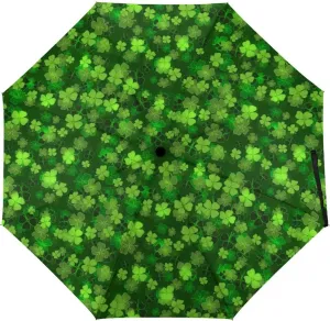 Unisex Womens Mens Compact Travel Auto Open Close Foldable Umbrella, Windproof, Sun and Rain Proof Water Resistant Canopy