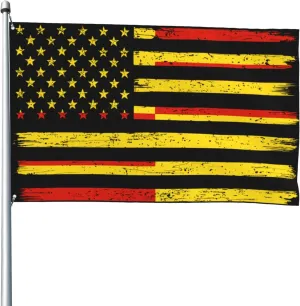 US And Flag Of San Lorenzo Flag 4x6 Ft Heavy Duty Banner Durable Yard Outdoor Flags Decoration For All Seasons