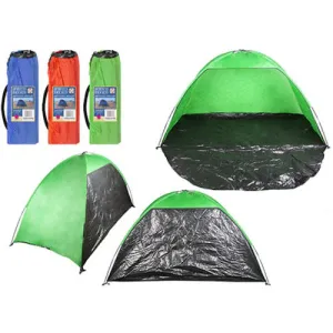 UV Protected Beach Shelter & Carry Bag - Assorted Colours Sun Protection Lightweight Portable Outdoor Tent Easy Setup