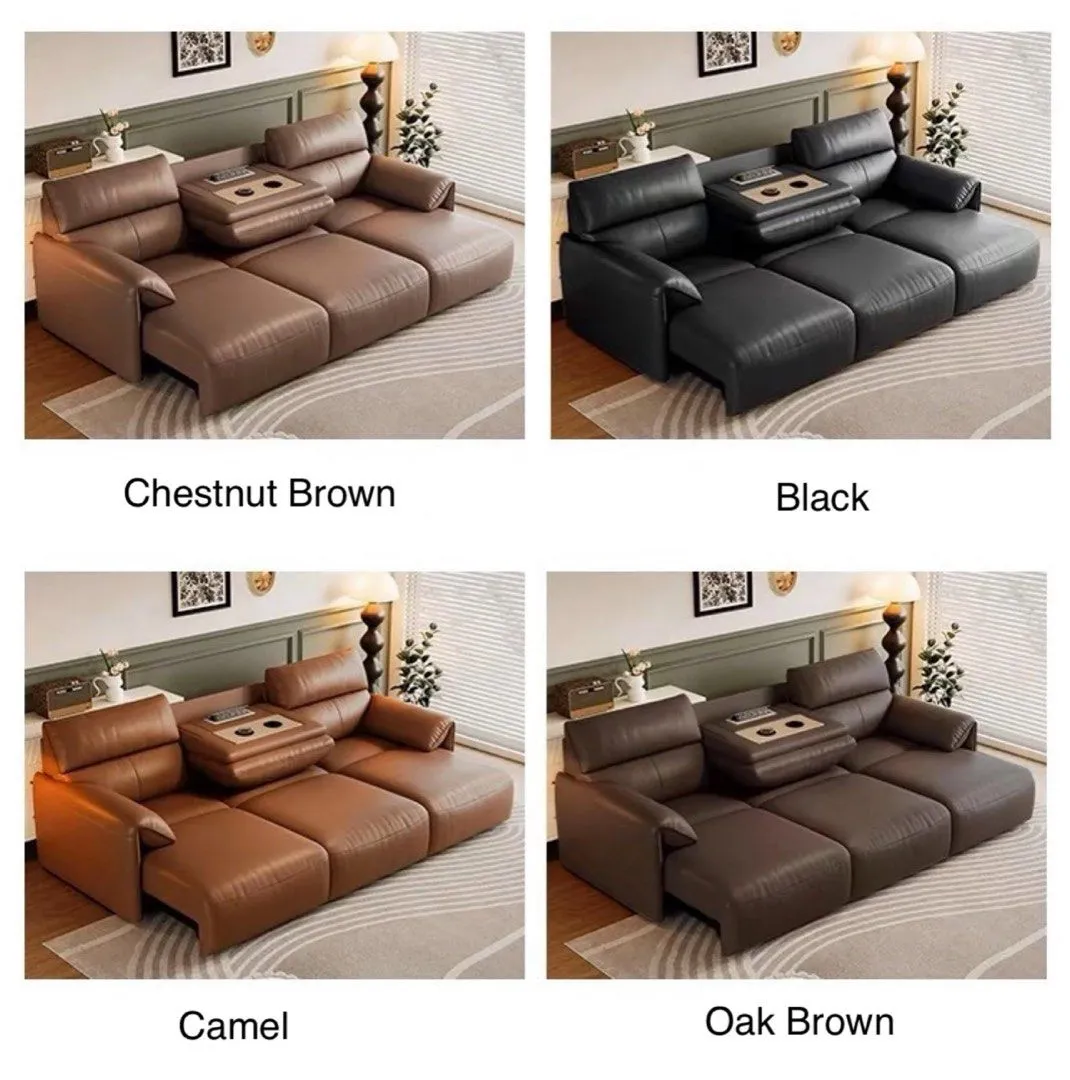 VELMIRA Modern Electric Leather Sofa