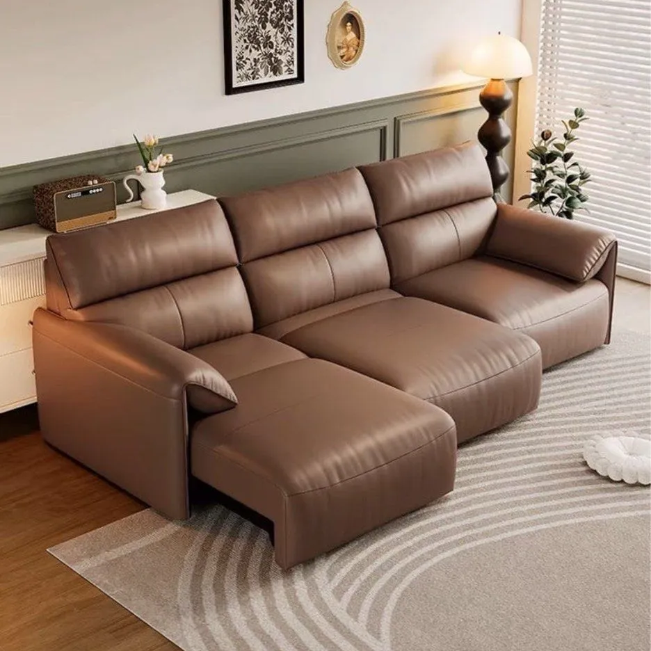 VELMIRA Modern Electric Leather Sofa