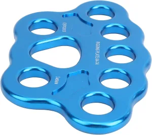 VGEBY Rigging Plate, 45KN 8 Hole Rigging Plate Multi Anchor Split Divide Connector Holes Rock Climbing Gear for Rock Climbing