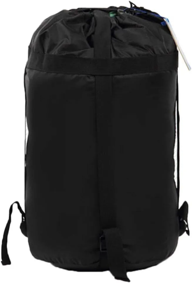 VICASKY Compression Stuff Sack for Sleeping Bag Compact Design for Camping Hiking and Backpacking Capacity Black Material s