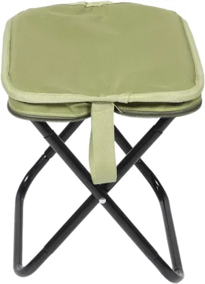 VICASKY Folding Camping Stool: Foldable Chair for Outdoor Activities Carbon Steel and Oxford Fabric for Camping Fishing and Travel