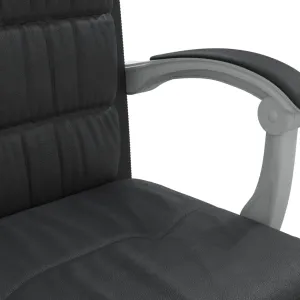 vidaXL Ergonomic Office Chair Reclining Office Executive Chair Faux Leather
