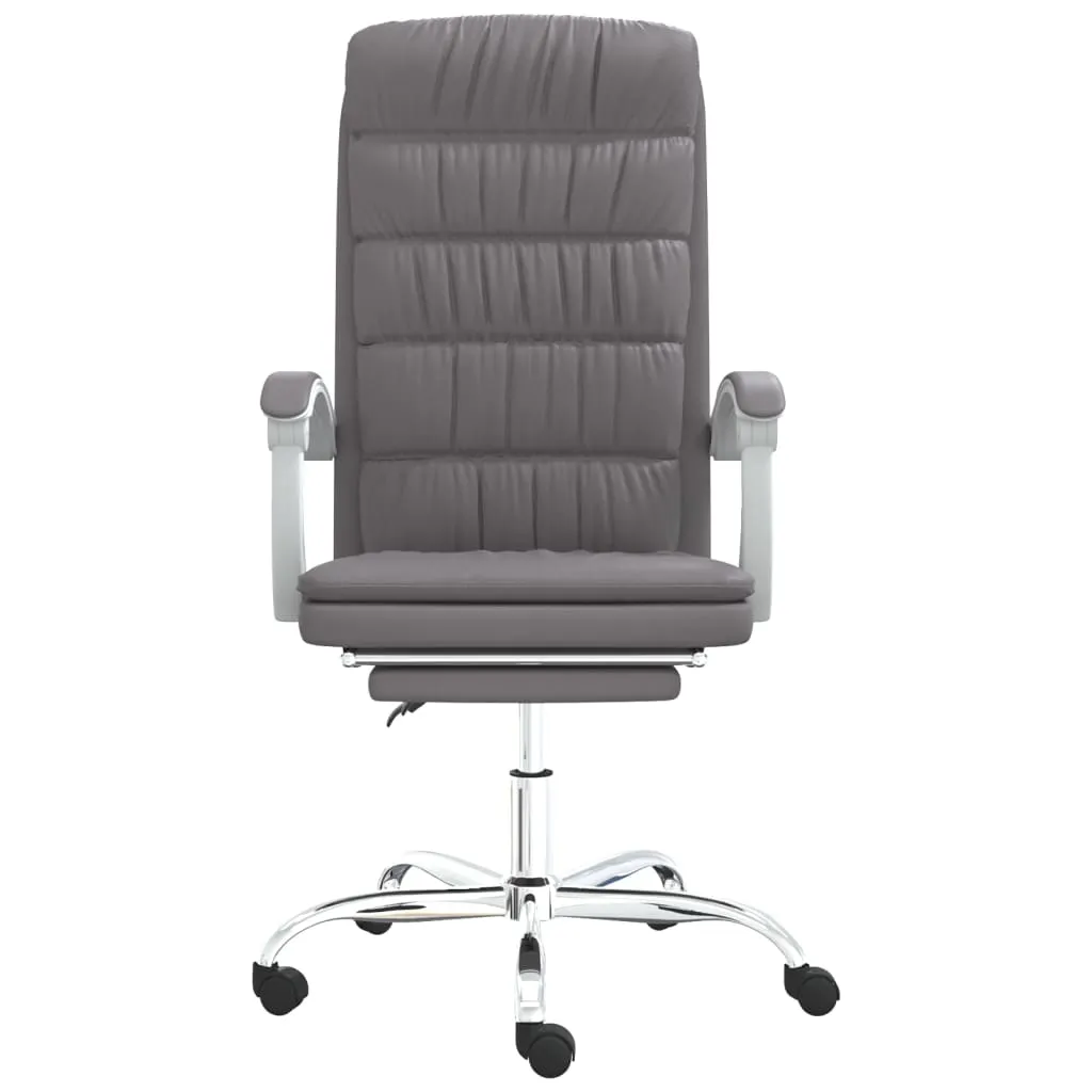 vidaXL Ergonomic Office Chair Reclining Office Executive Chair Faux Leather