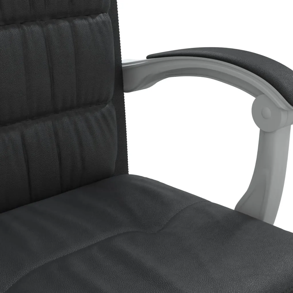 vidaXL Ergonomic Office Chair Reclining Office Executive Chair Faux Leather