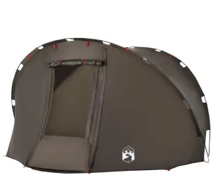 vidaXL Fishing Tent 5-Person, Foldable Camping Shelter, Garden Tent, Outdoor Shelter, Portable Canopy, Fishing Shelter, Brown Waterproof