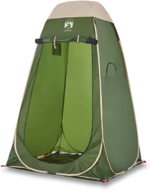 vidaXL Privacy Tent, Outdoor Shelter, Camping Shelter for Balcony Terrace Patio Garden, Lightweight Tent, Portable Canopy, Green Pop-up Waterproof