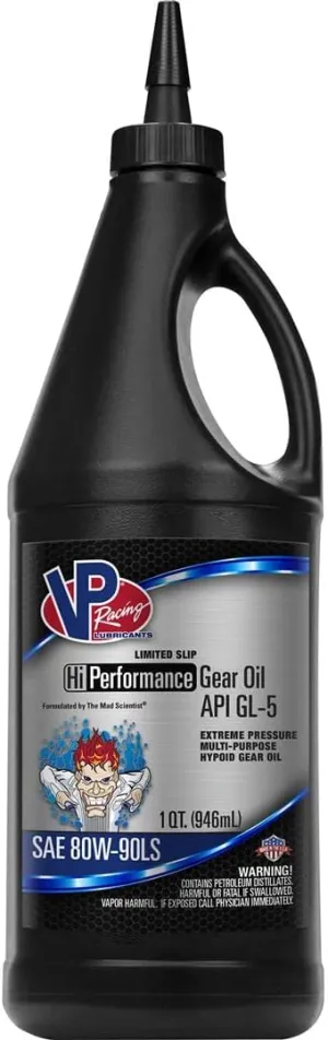 VP Racing 2895 Hi-Performance Gear Oil SAE 80W-90 GL-5, 32 Ounces