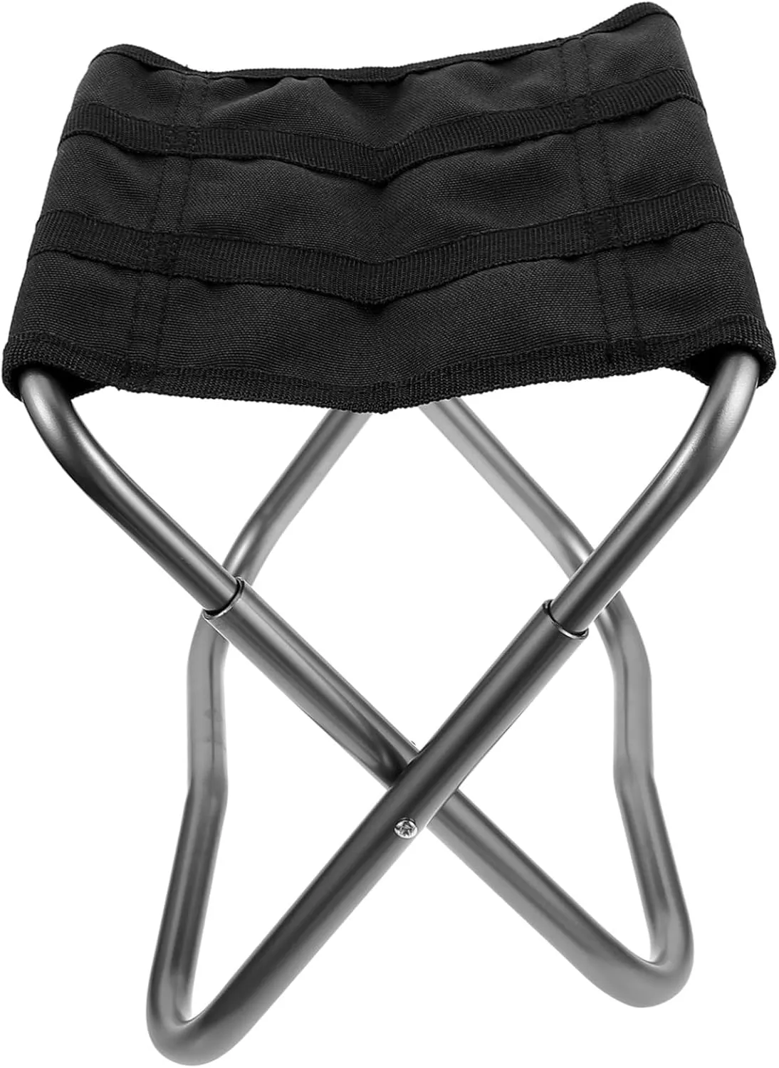Wakauto Portable Folding Stool Lightweight Camping Chair Compact Travel Stool for Adults Versatile Outdoor Bench for Fishing Hiking and Relaxation