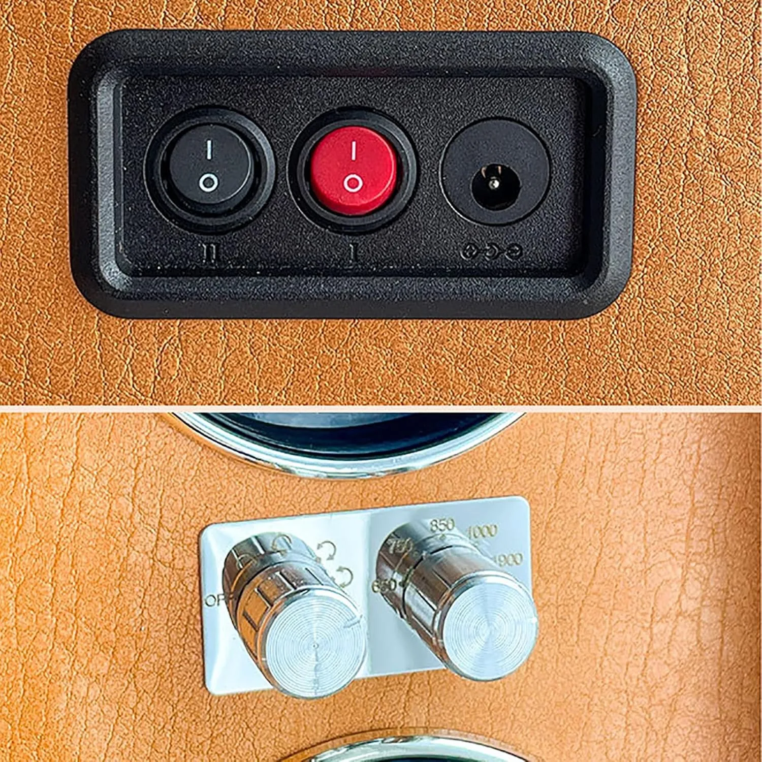 Watch Winders for Automatic Watches, LED Ambient Light, Key Locks, 5 Rotation Direction Modes, 5 Rotation Frequency Modes, Automatic Watch Winder(Orange,24.5x18x39.5cm)