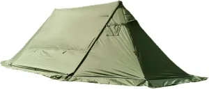 Waterproof Camping Tent 4 Outdoor Season Tent Windproof Family Sun Shelter Backpacking Travel Beach Equipment (Green Oxford Clot)