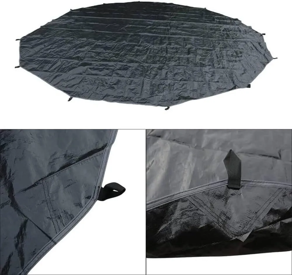Waterproof Outdoor Ultralight Anti-Dirty Mat PE Footprints for 3M 4M 5M 6M Bell Tent Picnic Round Portable Tarps Camping