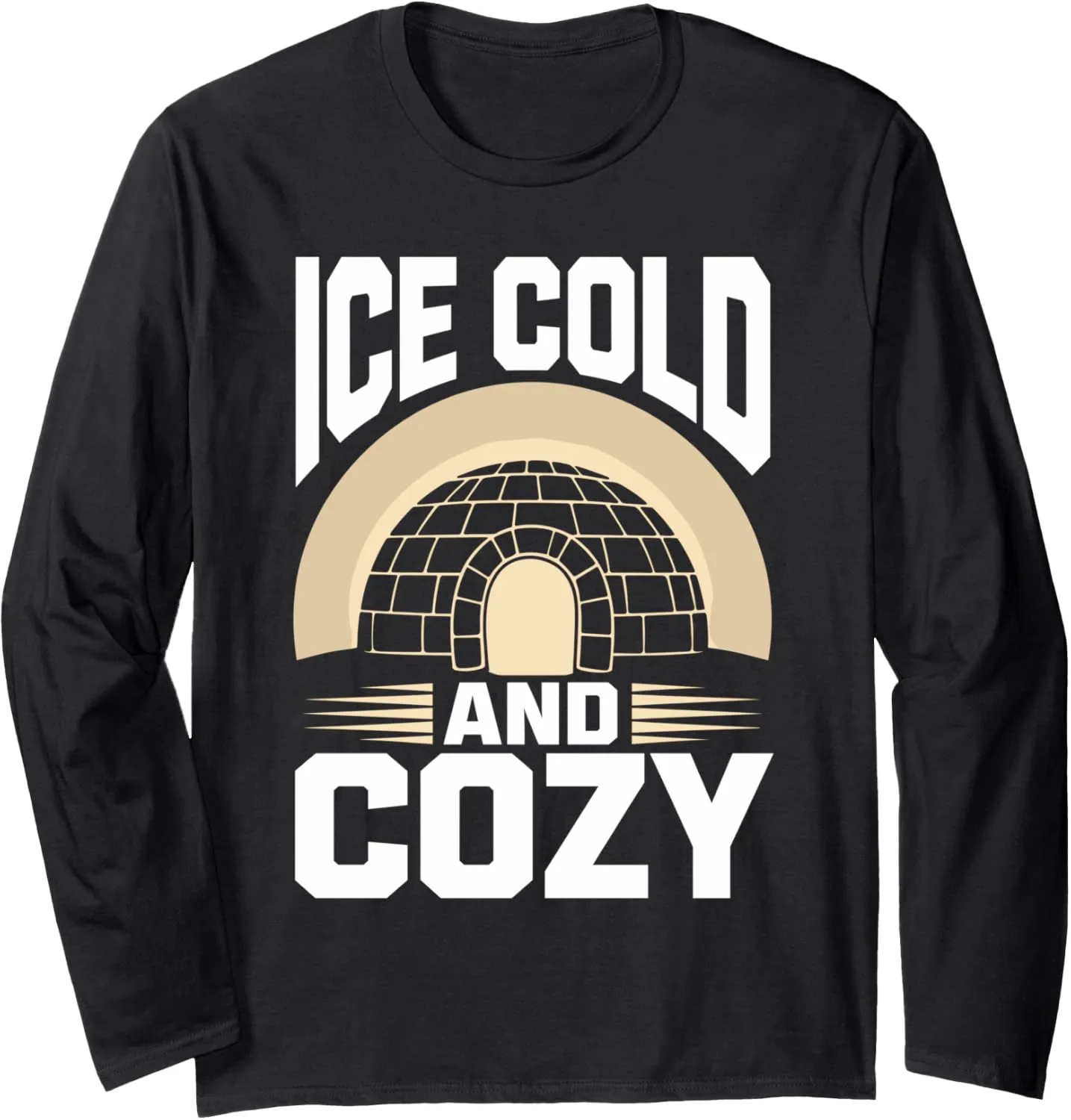 Winter Survival Inuit Culture Snow Structure Polar Regions Long Sleeve T-Shirt