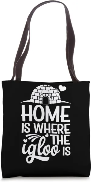 Winter Survival Inuit Culture Snow Structure Polar Regions Tote Bag
