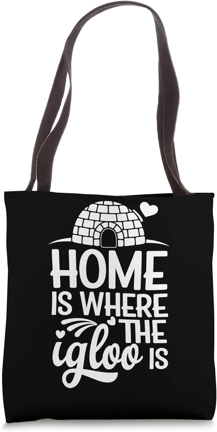 Winter Survival Inuit Culture Snow Structure Polar Regions Tote Bag