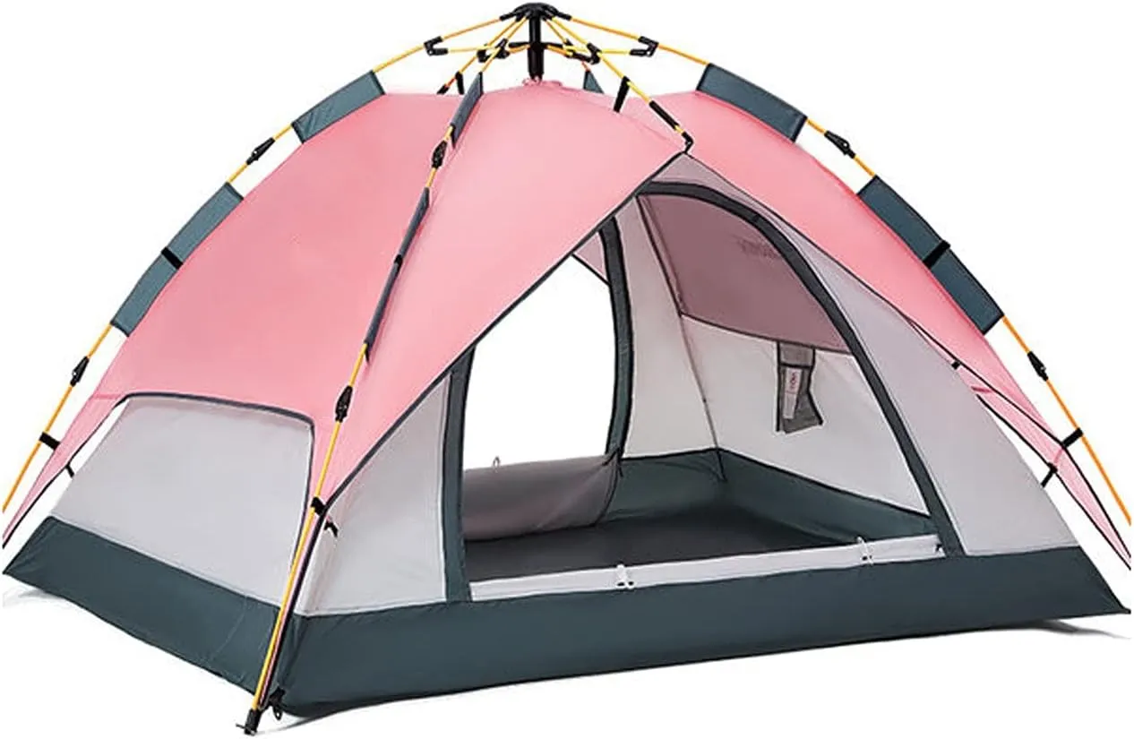 Winter Tent Water-Repellent and Wind-Resistant Ice Fishing Shelter 4 Persons Portable Insulated Ice Tent with Detachable Windows for Outdoor Fishing