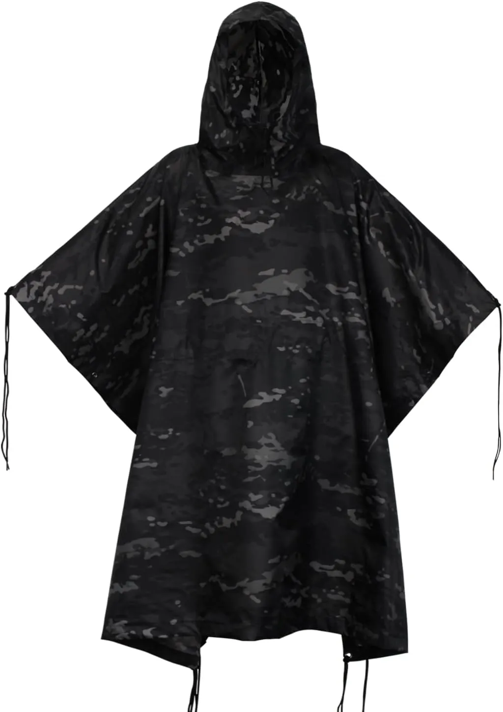 WINWAY Military Rain Poncho Camouflage Poncho Waterproof Lightweight Raincoat for Outdoor Hunting Hiking Camping