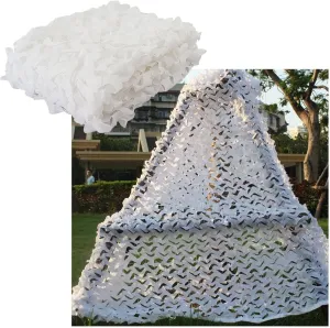 Woodland Camo Netting,Camouflage Net Outdoor,Sunblock Mesh Tarp,Quick Dry/Reinforce Double Layer,for Camping Hunting,Car Covers,Building Shelters,Sunscreen Nets,4x8m(13 * 26ft)